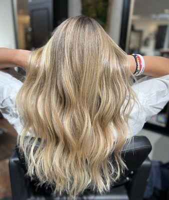 Some of Kendra's work - platinum balayage