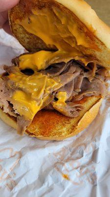 Roast beef and cheddar