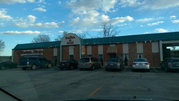 The front of the restaurant