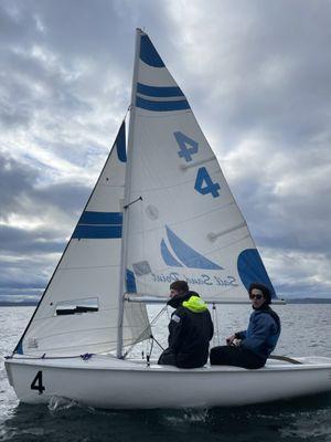 Ingraham High Schoolers out sailing