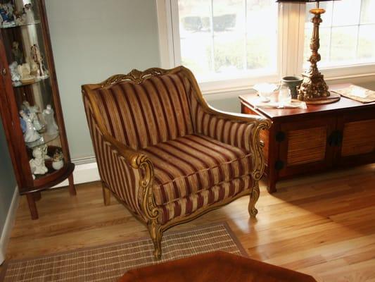 Custom Reupholstered Side Chair