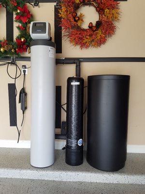 Vesta softener & Nelsen One whole-house filter