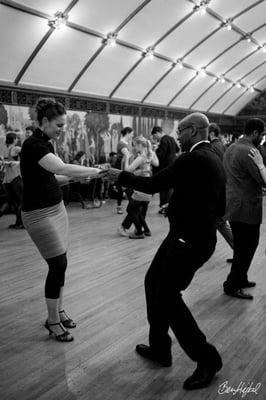 Sara and Damon Dancing at Winter Blues Intensive