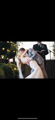 My wedding dress and the mother of the groom dress from the amazing Annabelle!