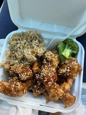 Sesame Chicken, Beef Or Shrimp