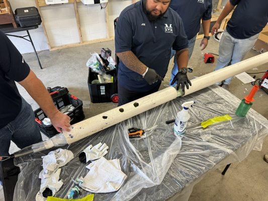 Trenchless pipelining training.