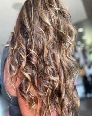 Balayage with Aveda color by Teddy .