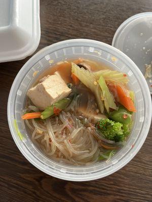 14. Glass Noodle Soup with Tofu