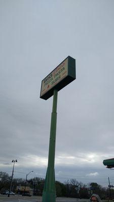 Sign to Big Joe's.