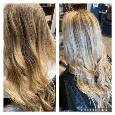 Blonde balayage