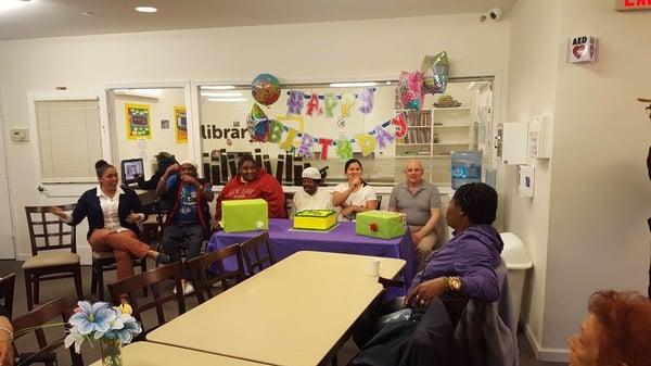 AHS celebrates our March birthdays. Members sang happy birthday to their peers and we all shared some cake and laughs!