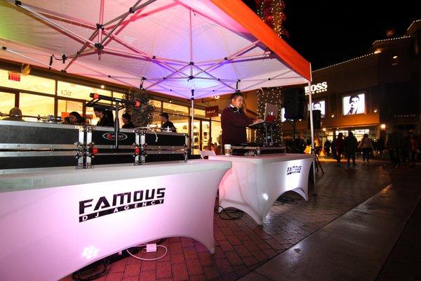 Famous DJ Agency at the Citadel Outlets in the City of Commerce