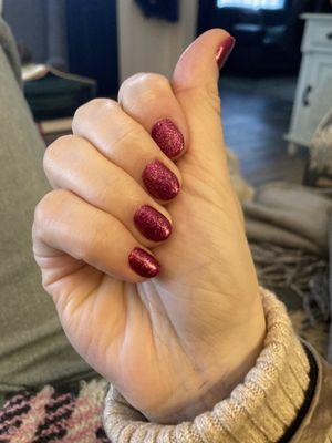 Magenta shellac for the holidays