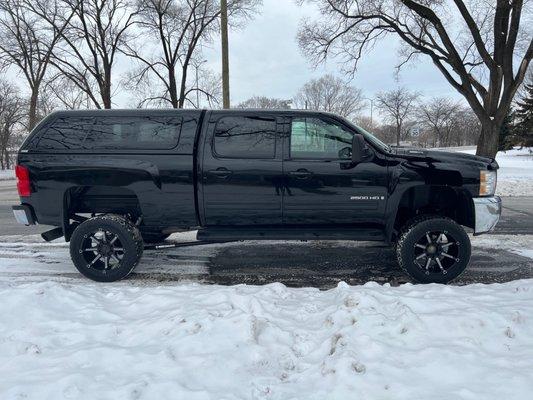 BDS Recoil Traction Bar, Wheel well liners, Undercoating.