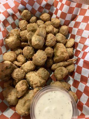 Fried okras