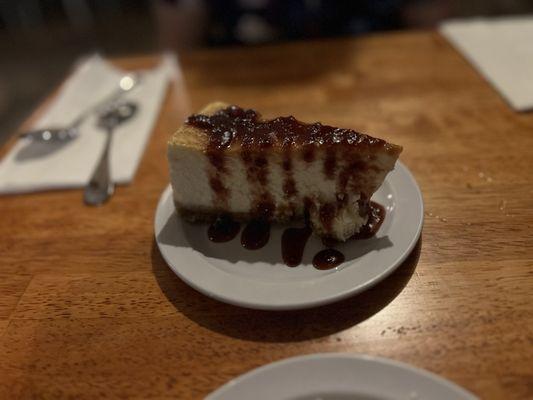 Nicole's Cheesecake with cherry