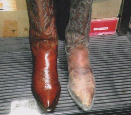 Boot & Shoe repair - before and after