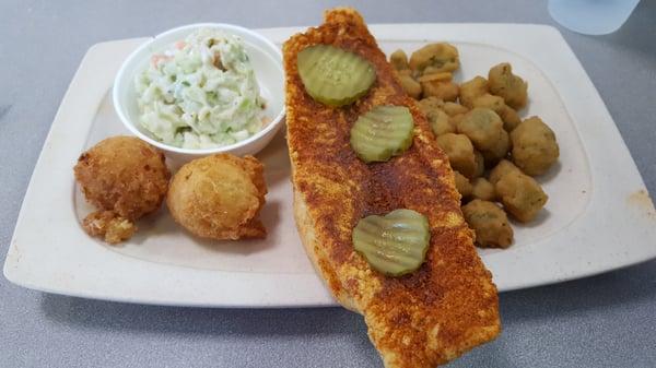 Nashville hot chicken.  I mean fish.  This might be pretty good.