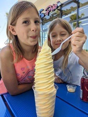 We offer Dole Soft Serve® frozen desserts.