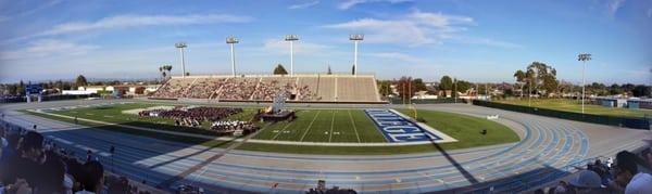 Falcon field during graduation