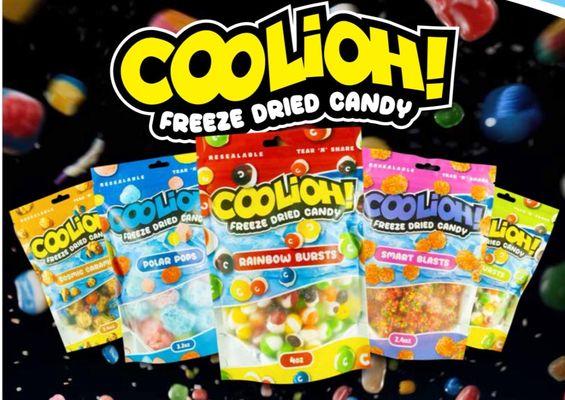 Freeze dried candy