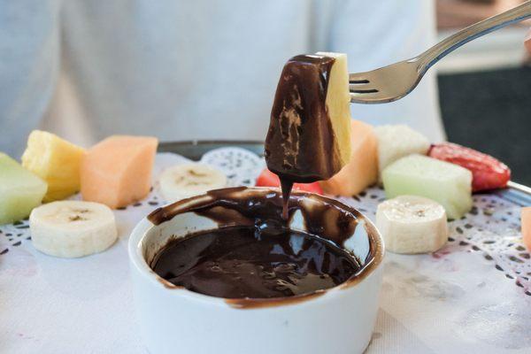 Complementary Chocolate Fondue