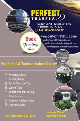 Van Rental & Transportation Service