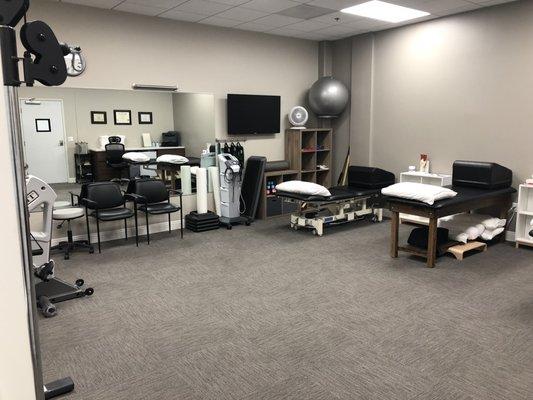 Physical Therapy and pain treatment rooms