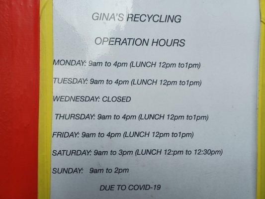 Staffed hours