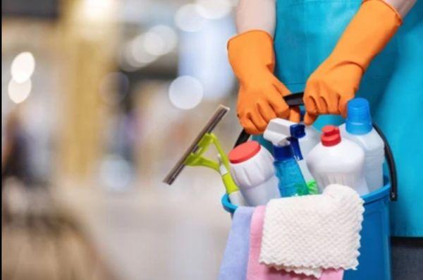 We provide all cleaning supplies We also sanitize & disinfect our supplies before & after each use.