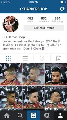 Check out more of our work and follow us on Instagram @csbarbershop