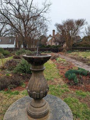 Sundial in the garden