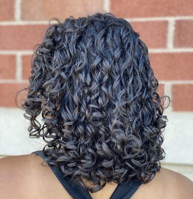 Curly Hair Cut at Salon 224 Curls