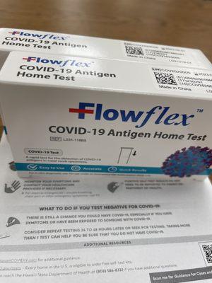 Were given Free COVID-19 Antigen Home Test Kits