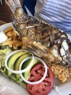 Mojarra frita