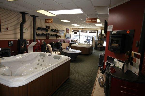 We carry the most trusted brands in hot tubs, fireplaces, grills and more!