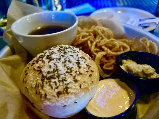 My favorite! Roast beef on weck!!