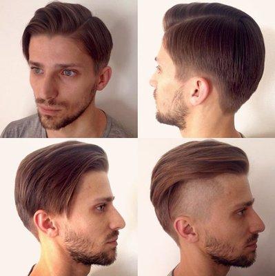 Classic Cut with Peak-a-boo Undercut