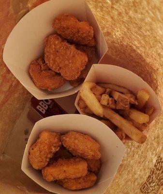 Spicy Nuggets and Fries