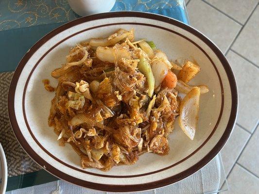 Phad Woonsen with Pork