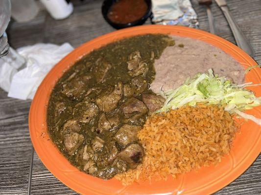 Chile Verde Plate