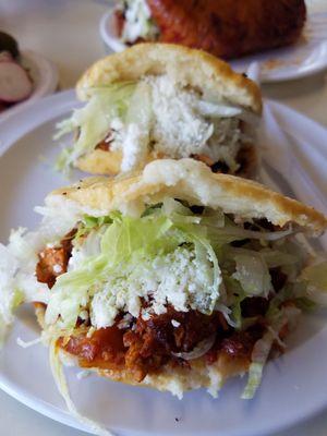 Gorditas!!!! Chicharron & Tinga de Pollo