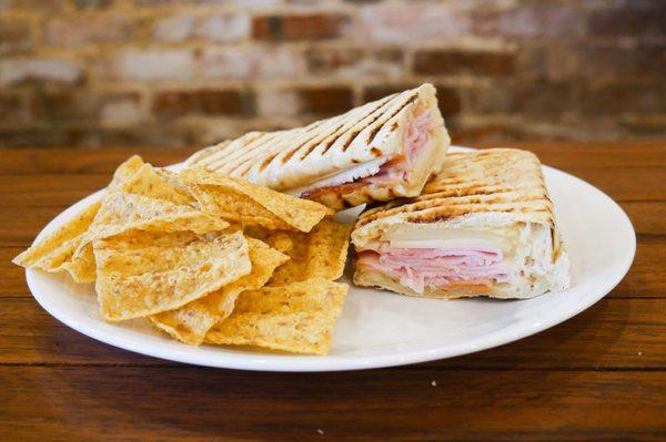 The Barne-Yard: ham & swiss panini