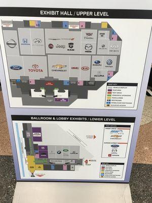 Map of Tampa Bay New car and truck auto show presented by Motor Trend Magazine, Downtown Tampa