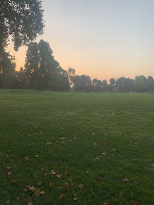 Park sunrise