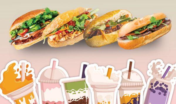 Vietnamese Banh Mi And Boba !