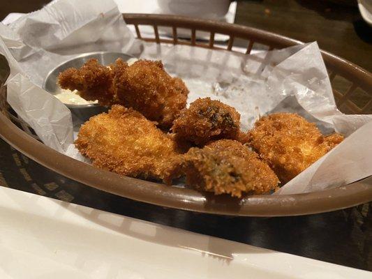 Fried oysters