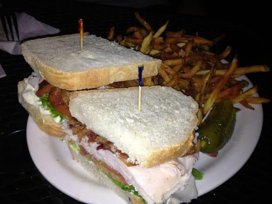 Turkey Blt with fries