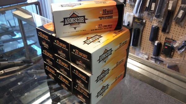 We have a great ammo selection.