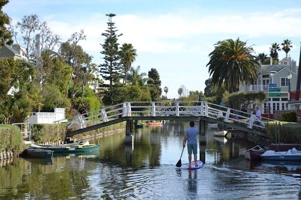 Paddling Home on the venice Canals!